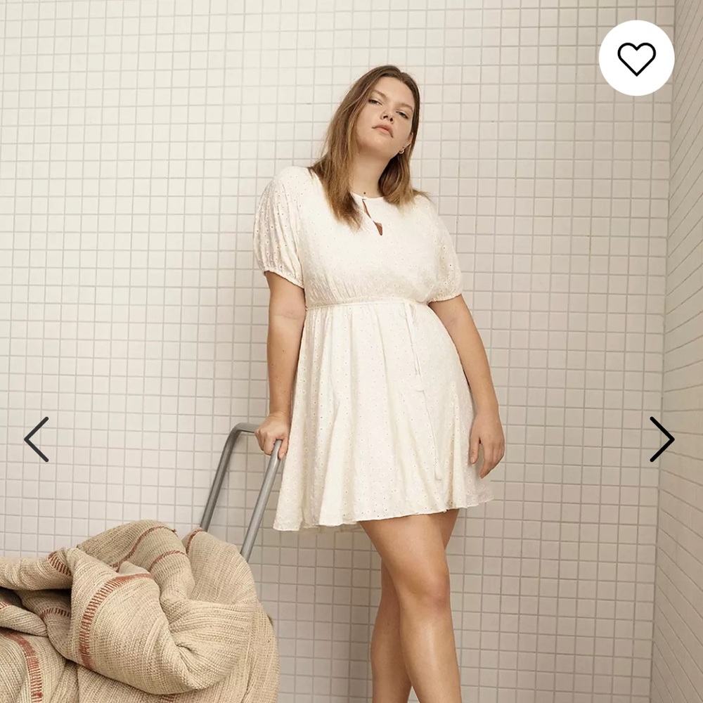 Madewell Eyelet Tassel-Tie Dress